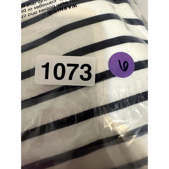 Joules Womans Floral Long Top Size 14 Striped 3/4 Sleeve Old Money Pockets Artsy - Picture 12 of 13